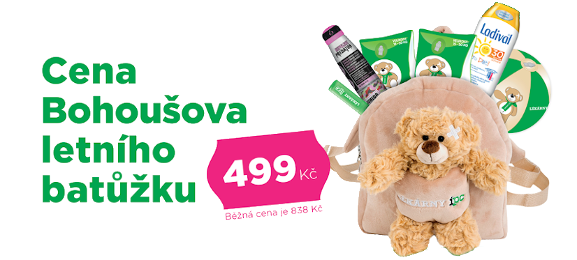 Letní batůžek medvěda Bohouše
